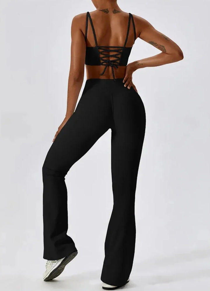 Soulmate Flared Ensemble - Stylish Leggings & Chic Top