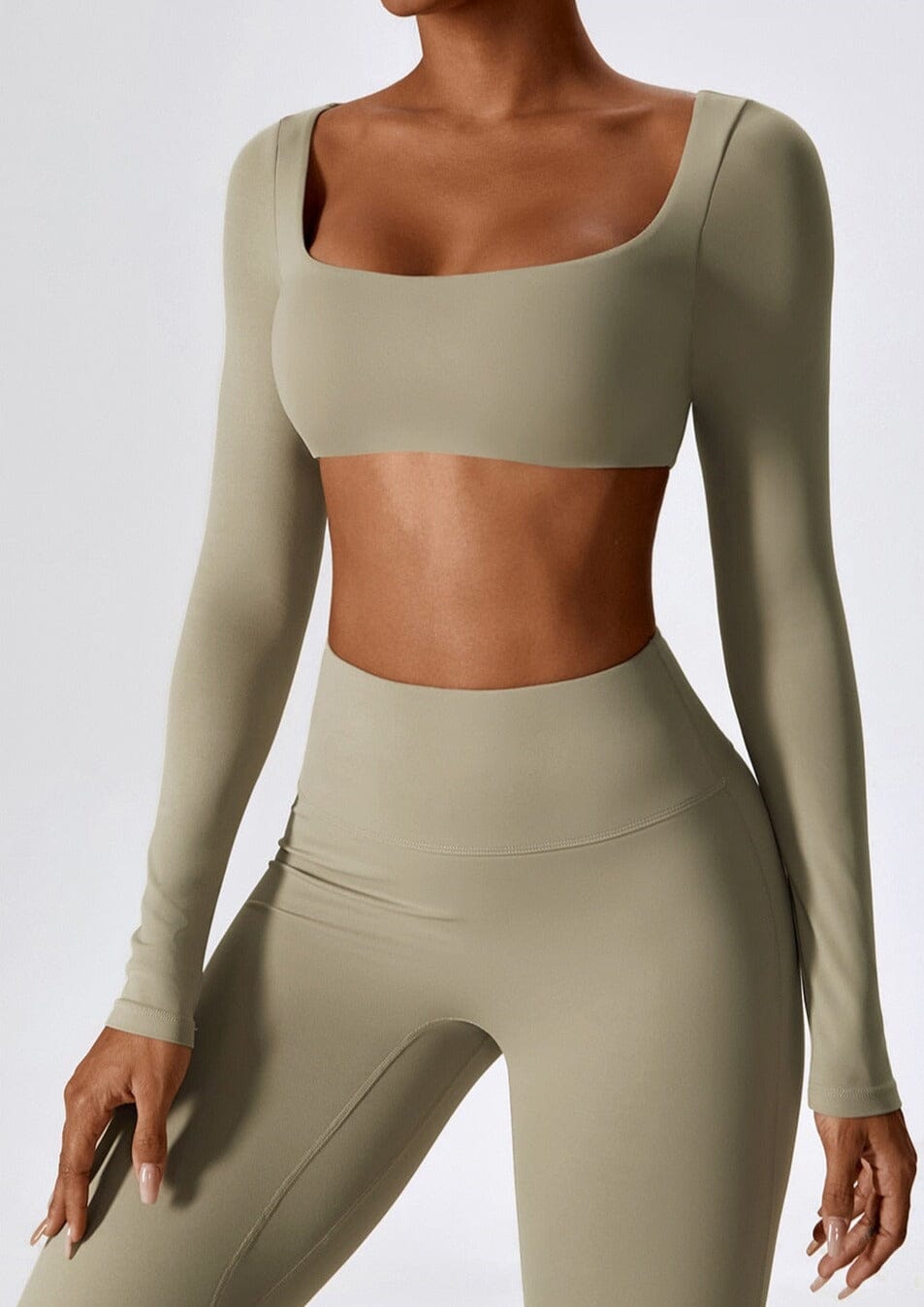 Adventure-Ready Long Sleeve Crop Top