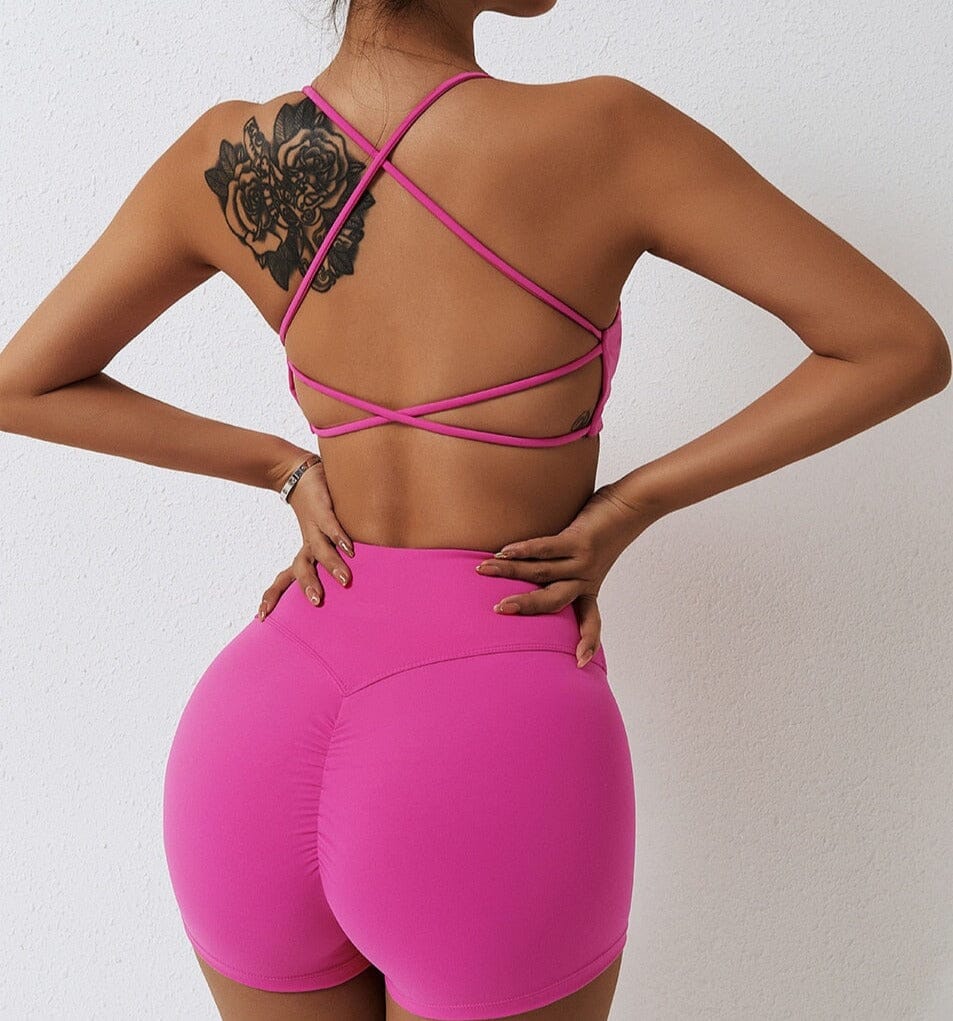 SvelteFlow Cross Back Bra