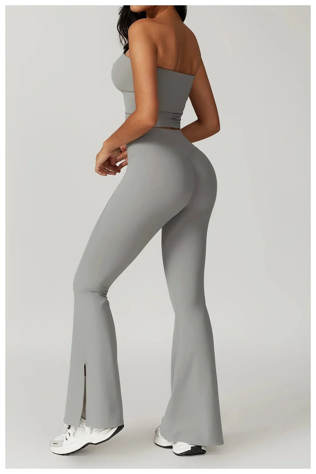 Elevate Your Workout: Flared Performance Leggings & Top Set