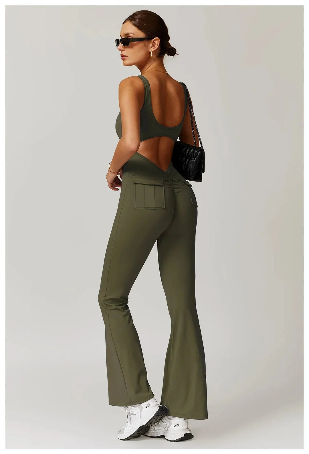 Chic & Stylish Flared Pocket Jumpsuit