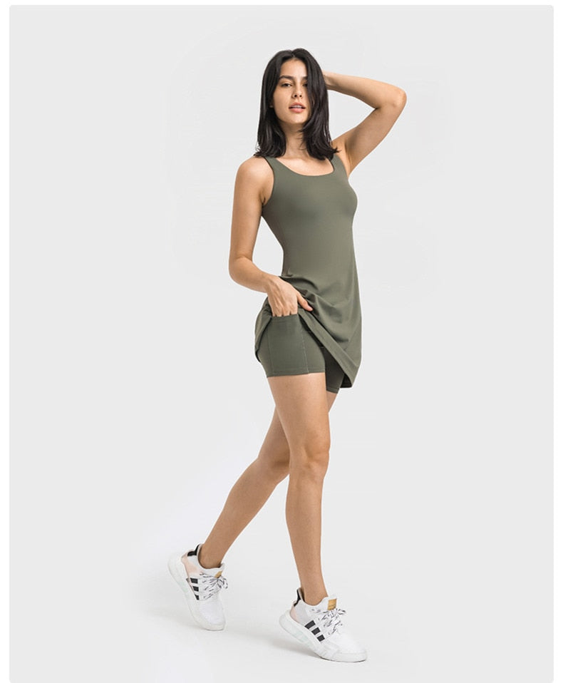 Chic Mirage Tennis Dress for Ultimate Performance