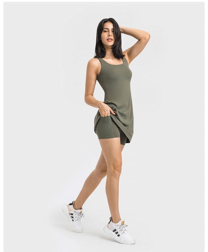 Chic Mirage Tennis Dress for Ultimate Performance