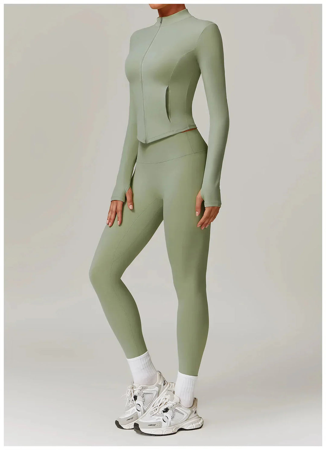 Enchanting Workout Tracksuit Set - Stylish Leggings & Top
