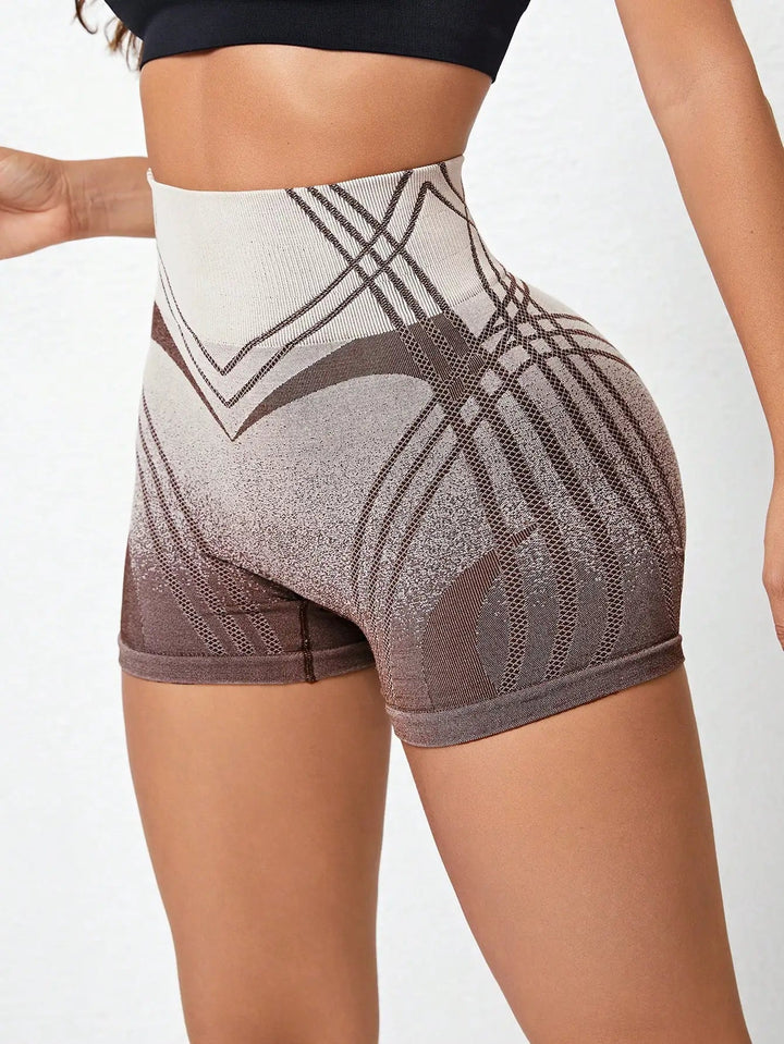 Chic Striped High-Waisted Hustle Shorts