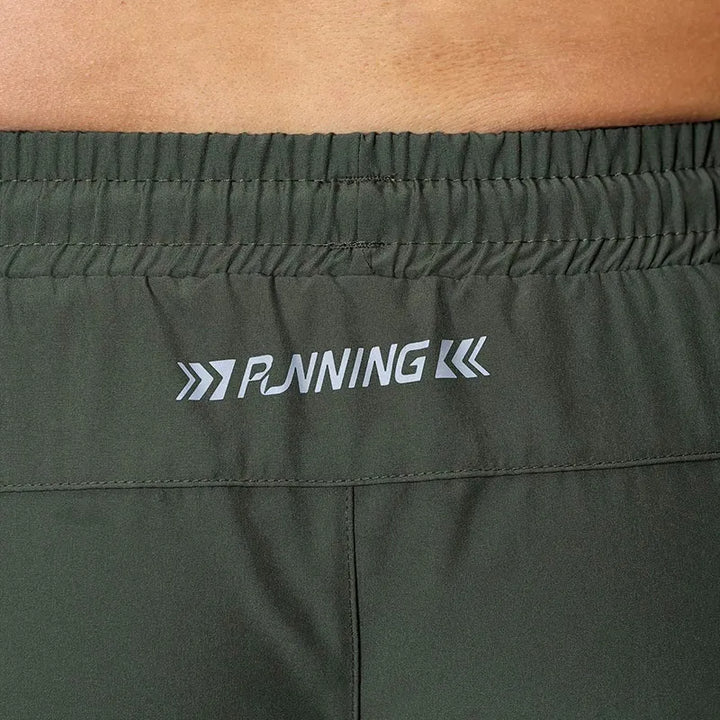 Olive Prime Running Shorts