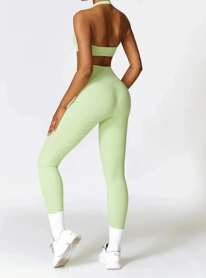 Enchanting Mystic Vest Activewear Set - Stylish Leggings & Matching Top