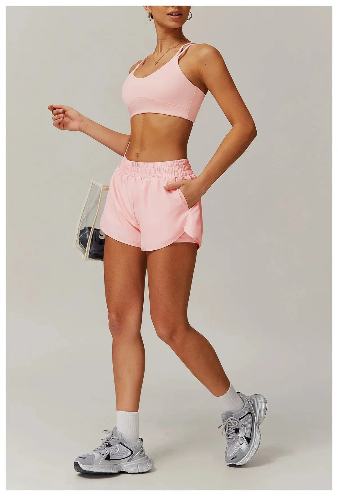 Personalized Gym Ensemble - Stylish Shorts & Matching Top