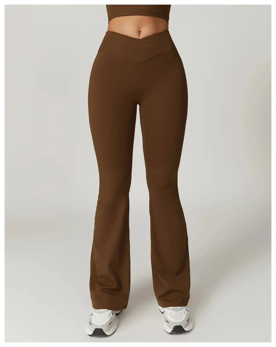 Chase Elegant High-Waisted Flared Trousers