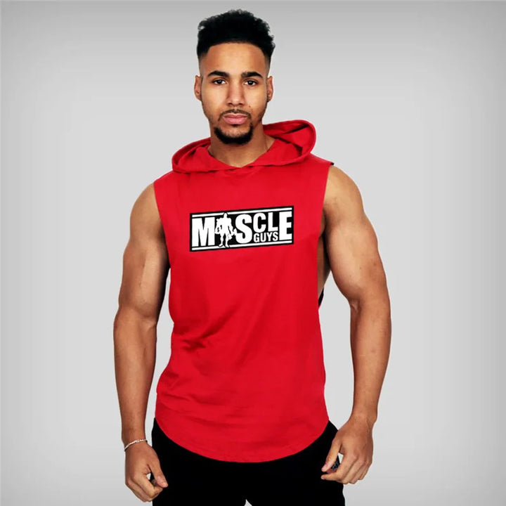 Red Stringer Tank Top