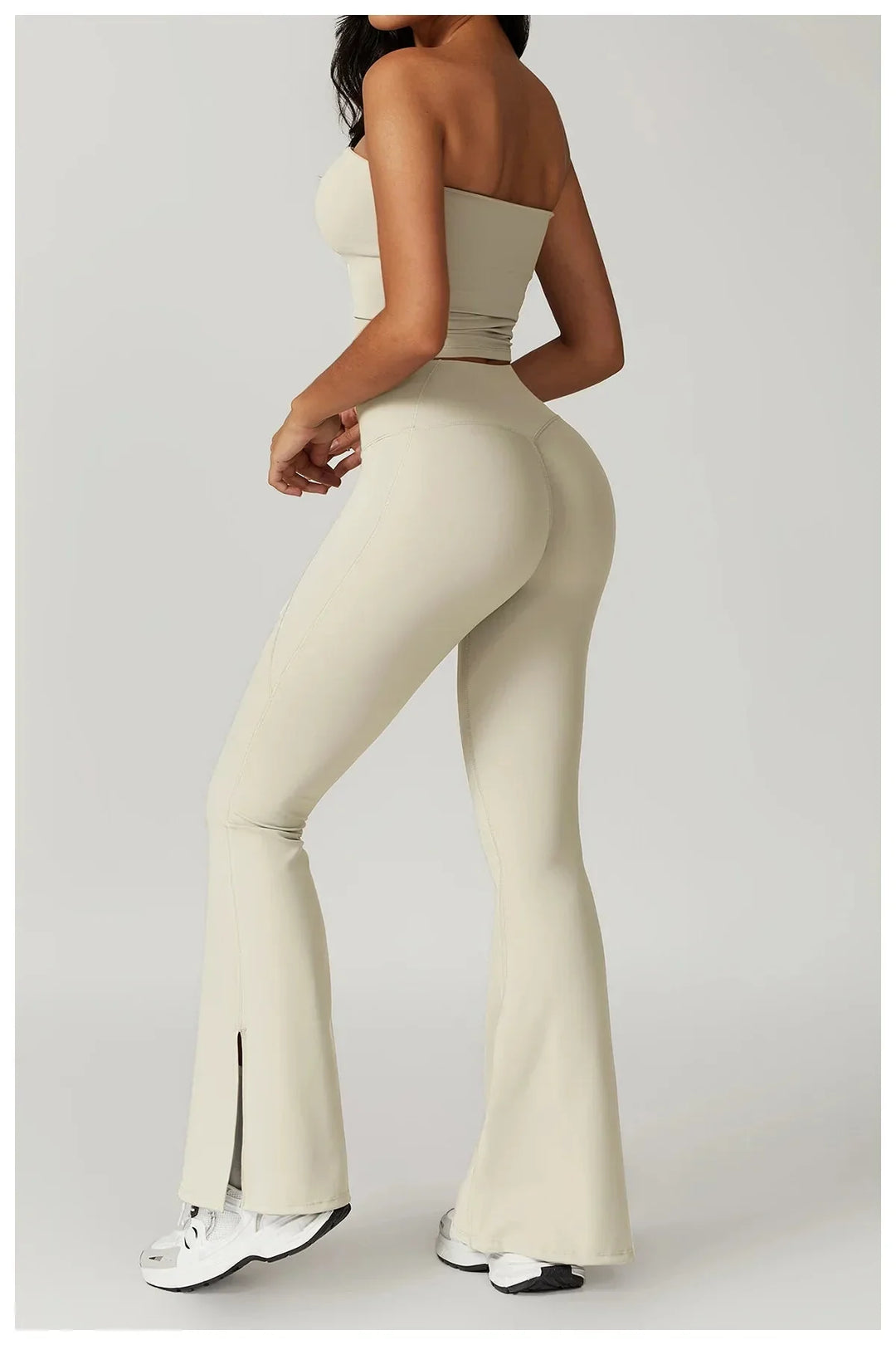 Elevate Your Workout: Flared Performance Leggings & Top Set