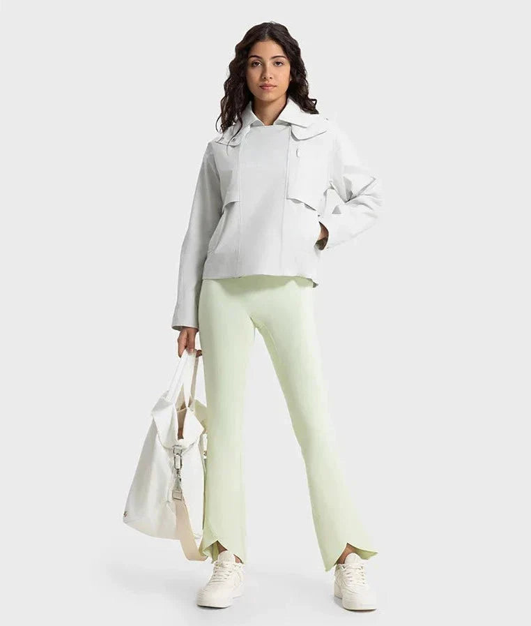 Versatile Windbreaker Jacket with Removable Hood