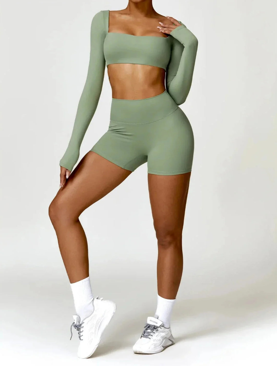 Elevate Your Activewear: Charm Flex Performance Top & Shorts Set