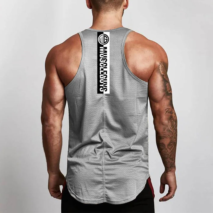 Grey MG Core Tank Top