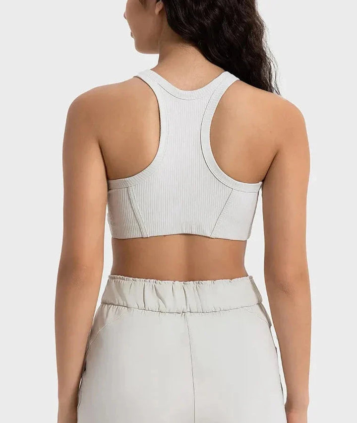 Empower Your Workout High-Neck Sports Bra