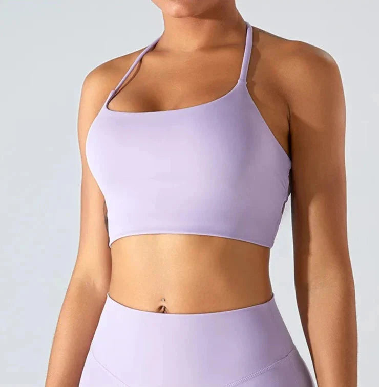 Savvy Double Cross Back Sports Bra