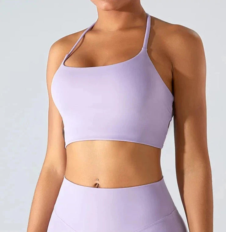Savvy Double Cross Back Sports Bra