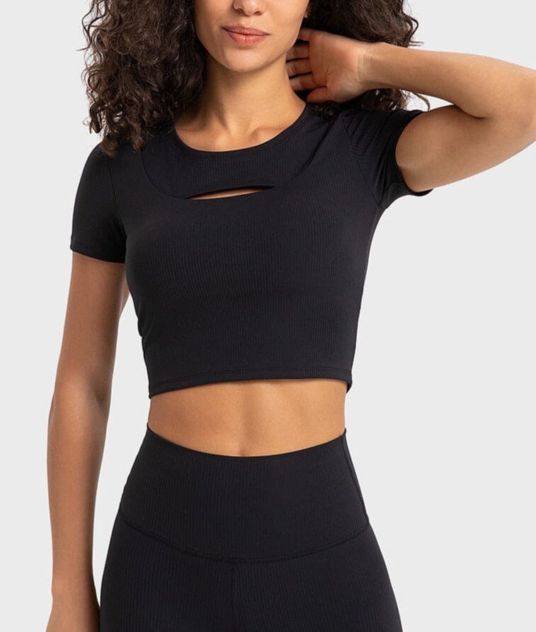 Chic Hollow Design Crop Top