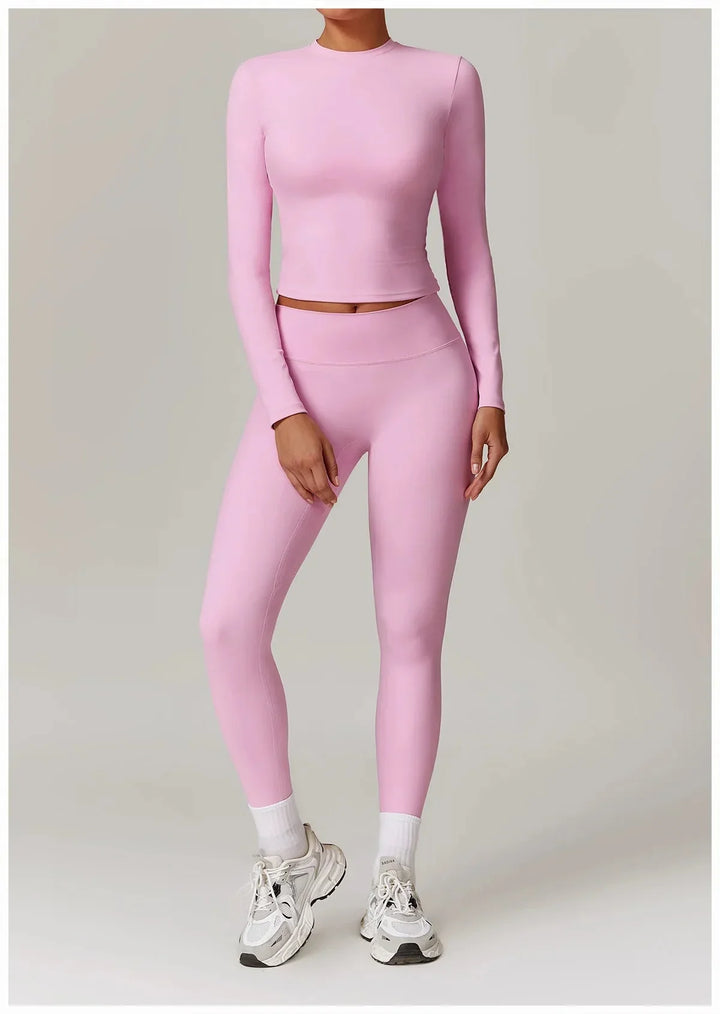 Enchanting Workout Ensemble - Leggings & Matching Top