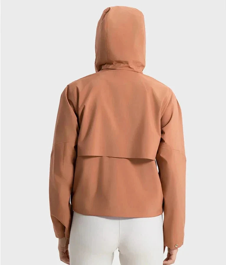 Versatile Windbreaker Jacket with Removable Hood