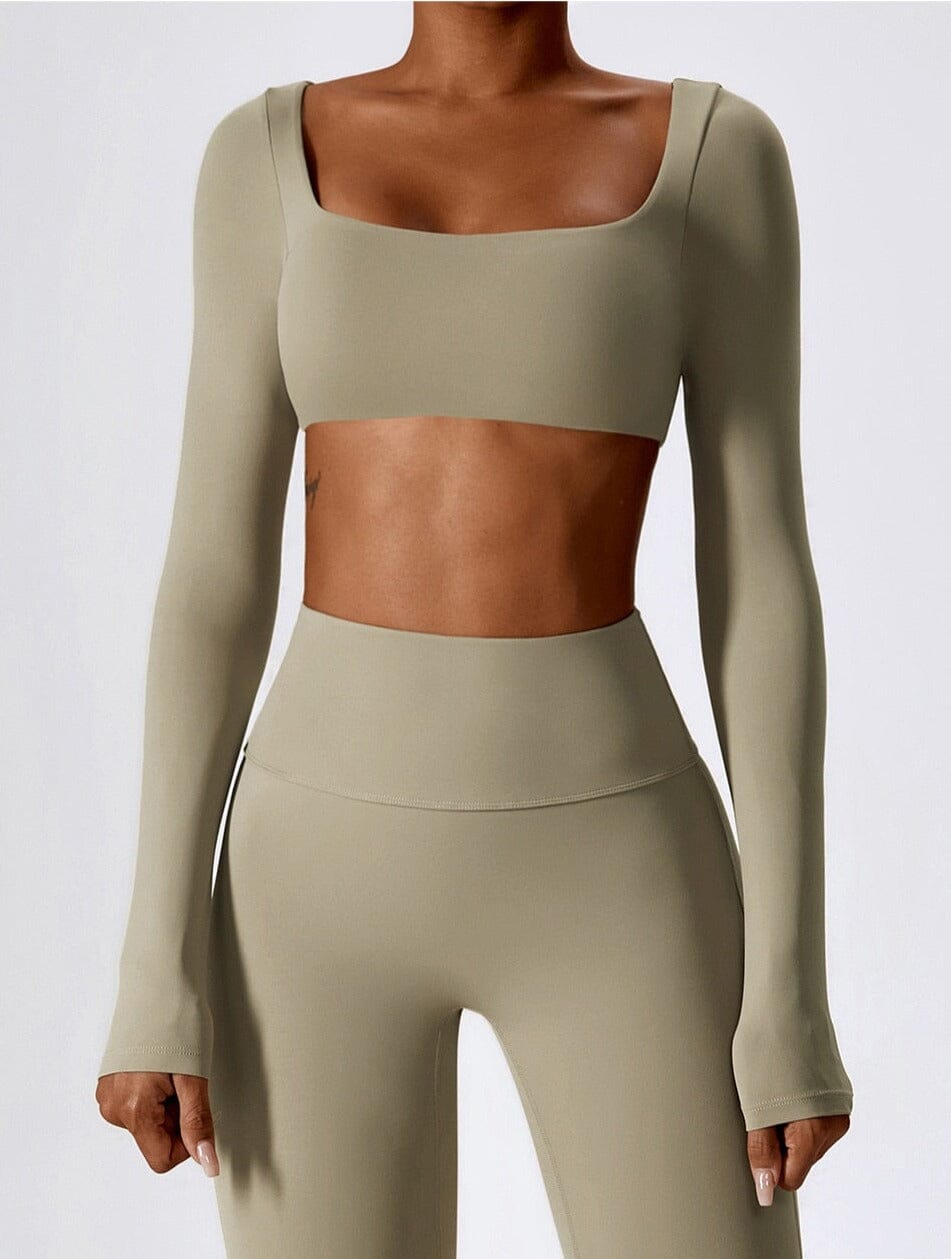 Adventure-Ready Long Sleeve Crop Top