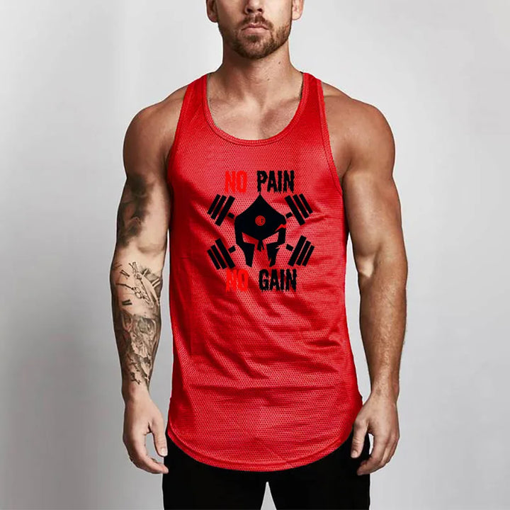 Red Compression Tank Top