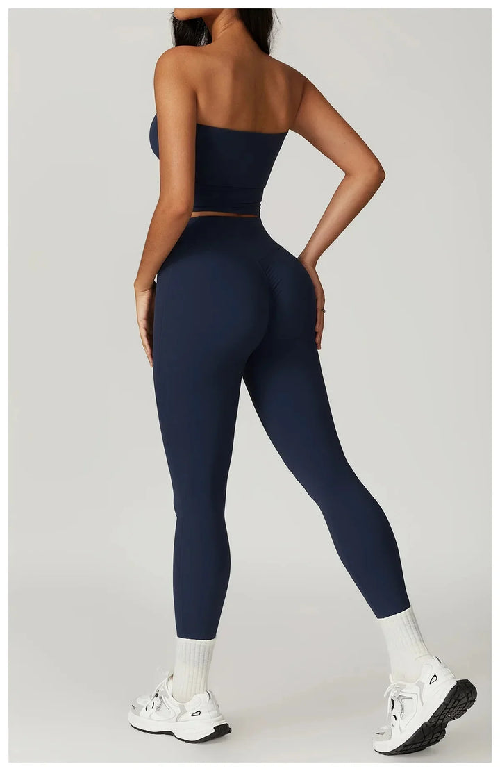 Elevate Your Workout: Performance Leggings & Stylish Top Set