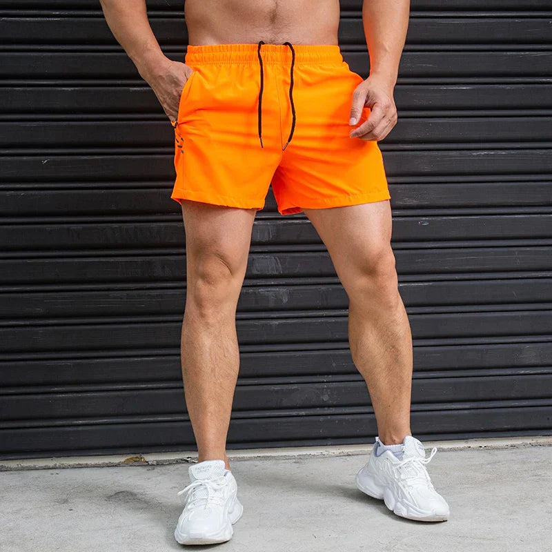 Orange Athletic Moving Shorts