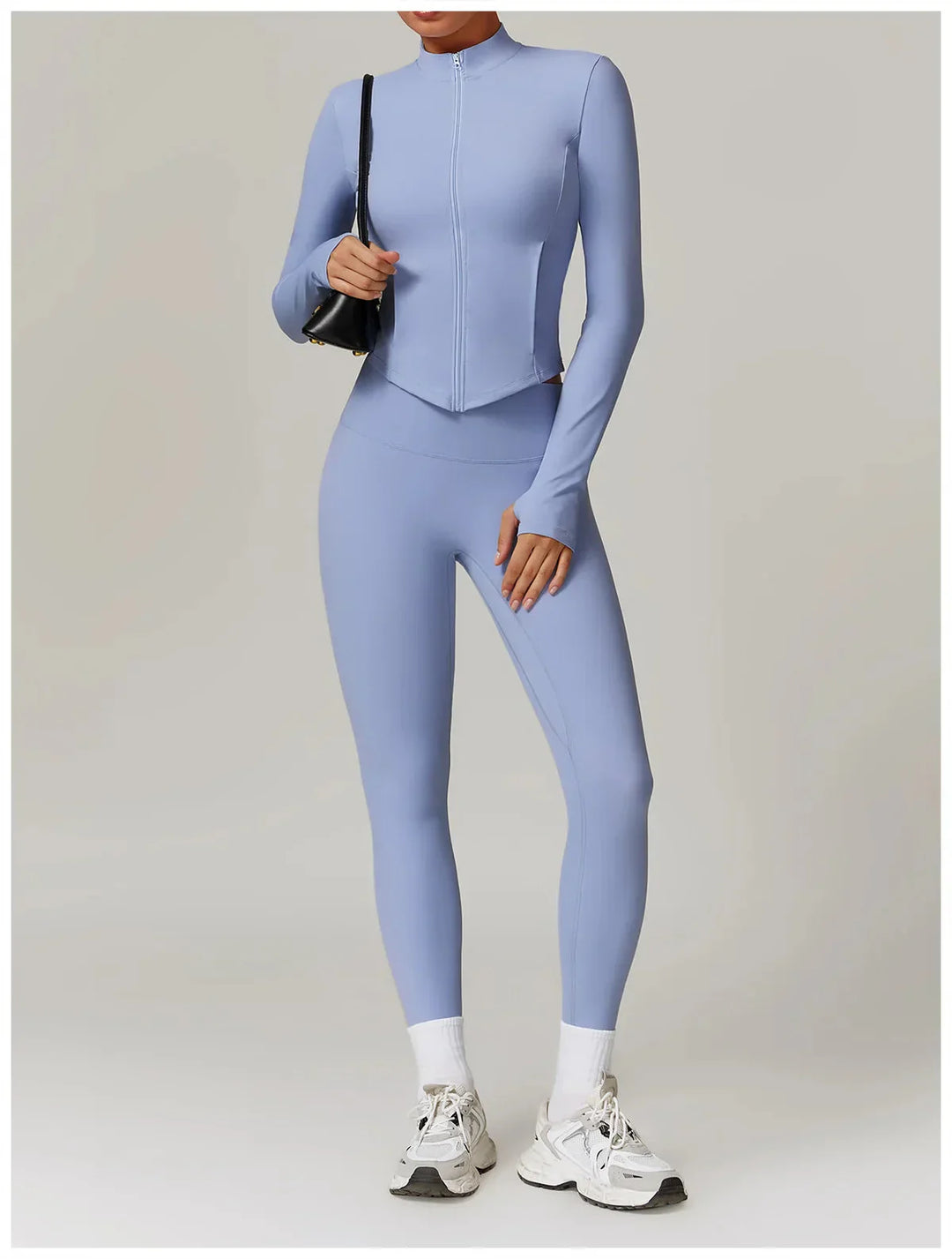 Enchanting Workout Tracksuit Set - Stylish Leggings & Top