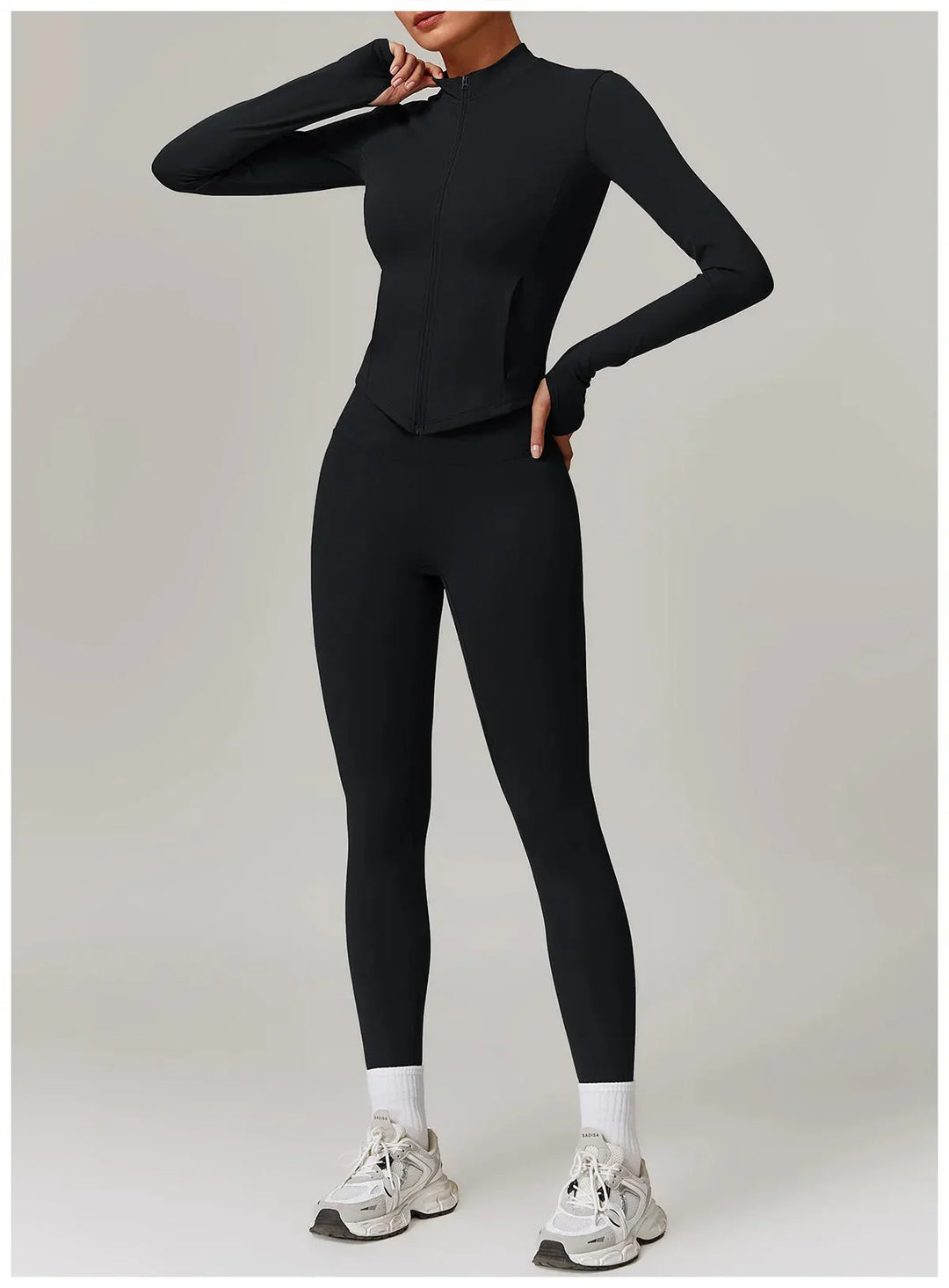 Enchanting Workout Tracksuit Set - Stylish Leggings & Top