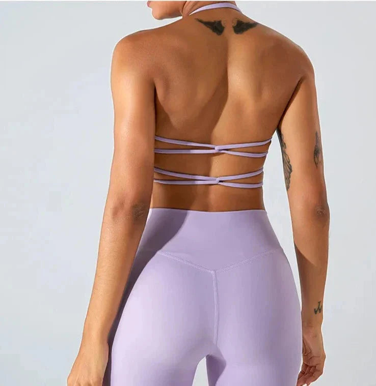 Savvy Double Cross Back Sports Bra