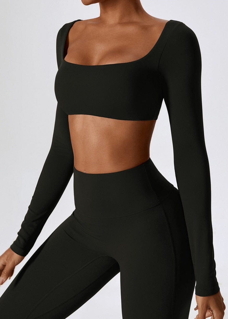 Adventure-Ready Long Sleeve Crop Top