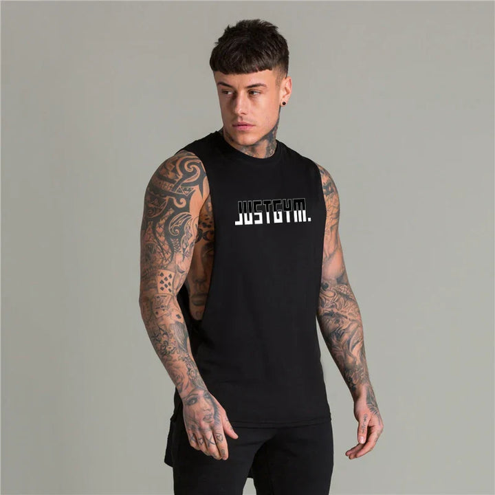 Black Just Gym Tank Top