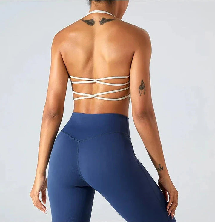 Savvy Double Cross Back Sports Bra