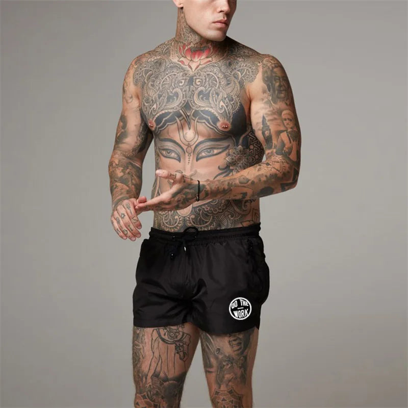 Black Track Shorts