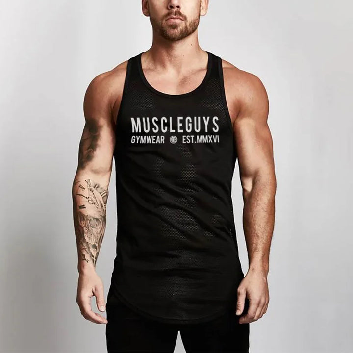 Black MuscleGuys Tank Top