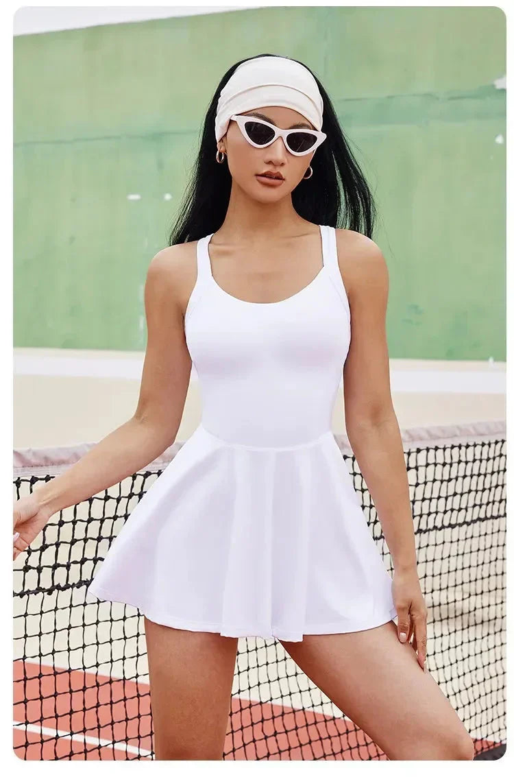 Chic Vibes One-Piece Tennis Dress
