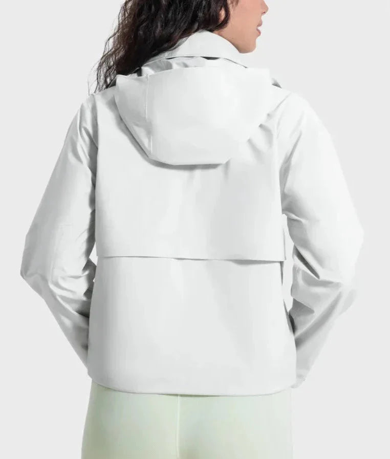 Versatile Windbreaker Jacket with Removable Hood