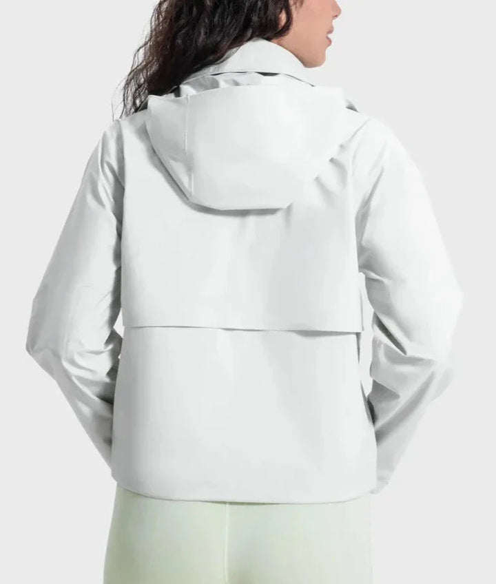 Versatile Windbreaker Jacket with Removable Hood