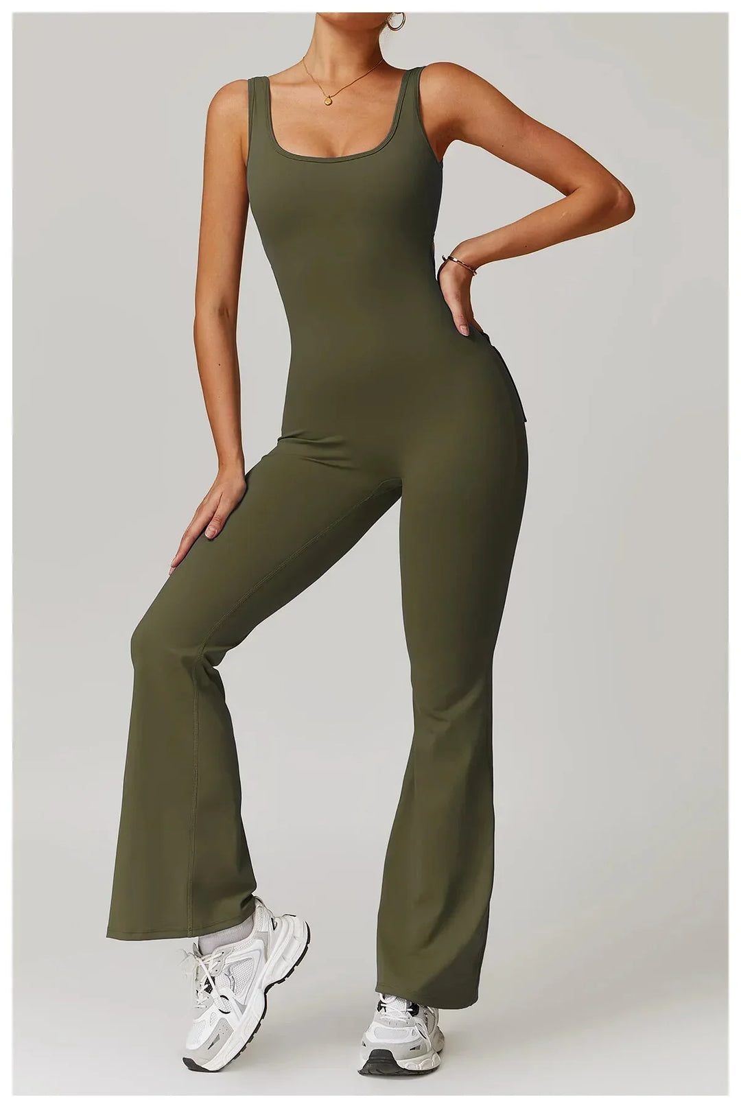 Chic & Stylish Flared Pocket Jumpsuit