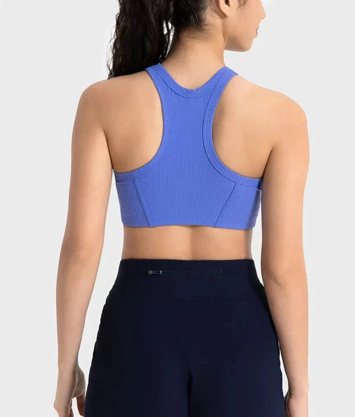 Empower Your Workout High-Neck Sports Bra