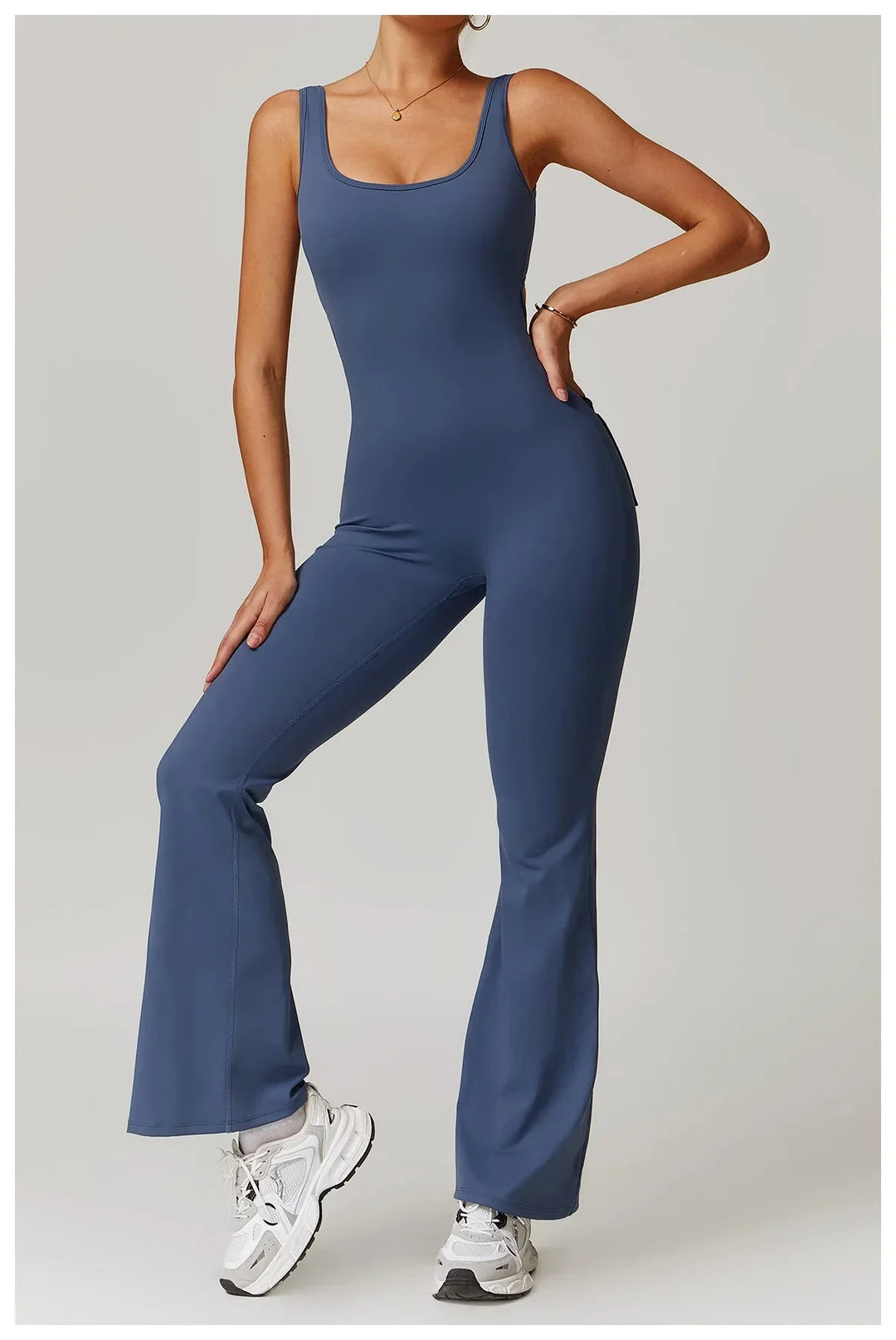 Chic & Stylish Flared Pocket Jumpsuit
