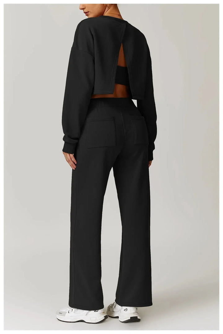 Ultimate Fitness Ensemble - Stylish Pants & Top Combo