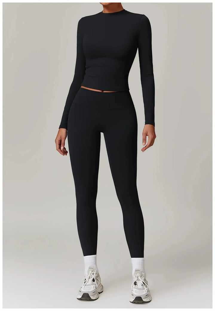 Enchanting Workout Ensemble - Leggings & Matching Top