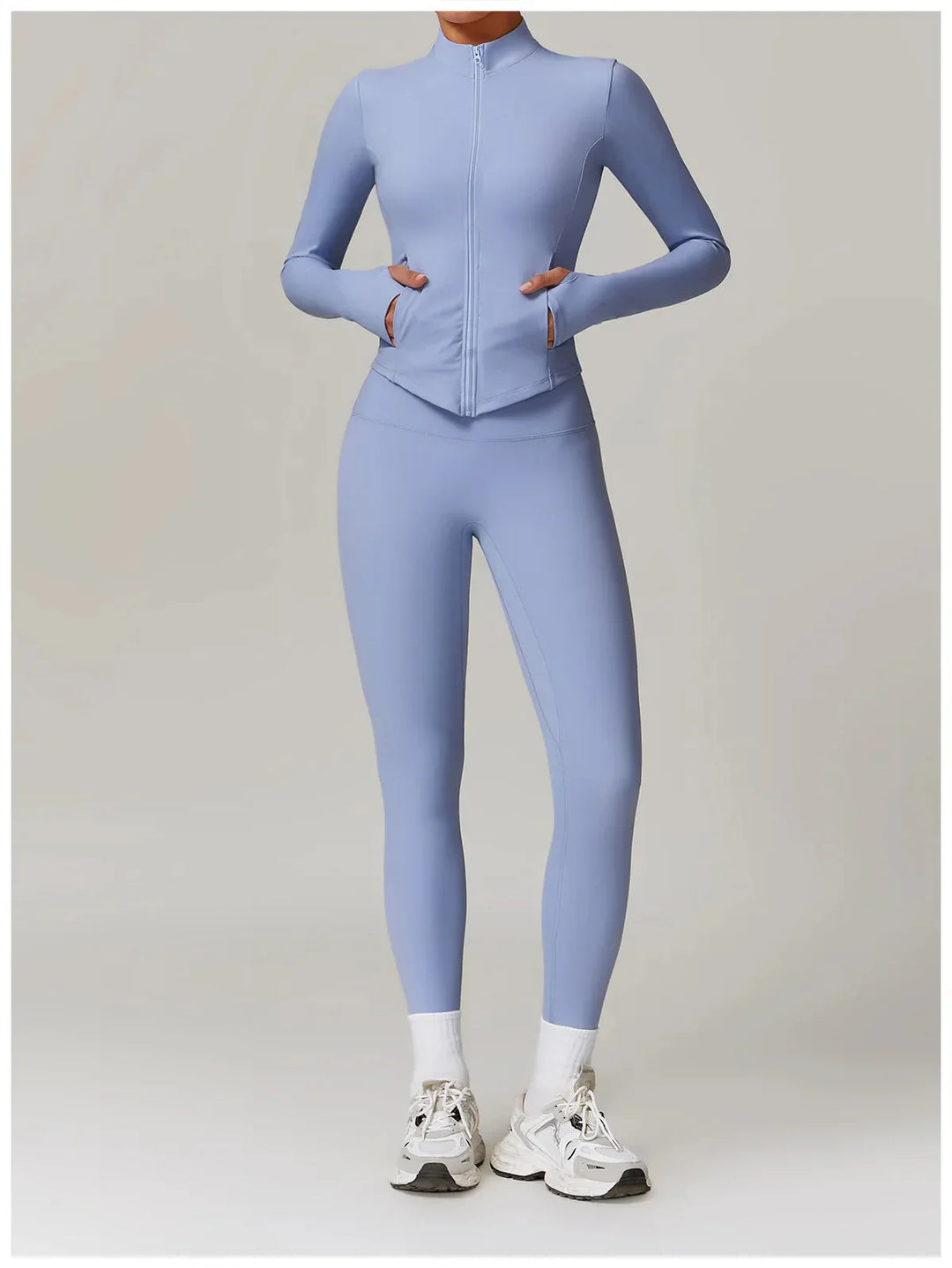 Enchanting Workout Tracksuit Set - Stylish Leggings & Top
