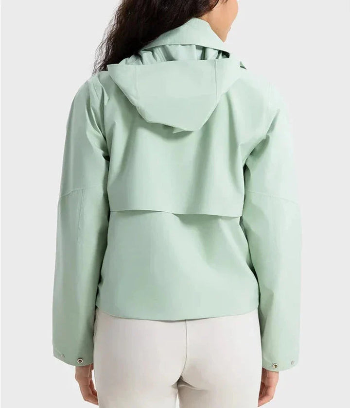 Versatile Windbreaker Jacket with Removable Hood