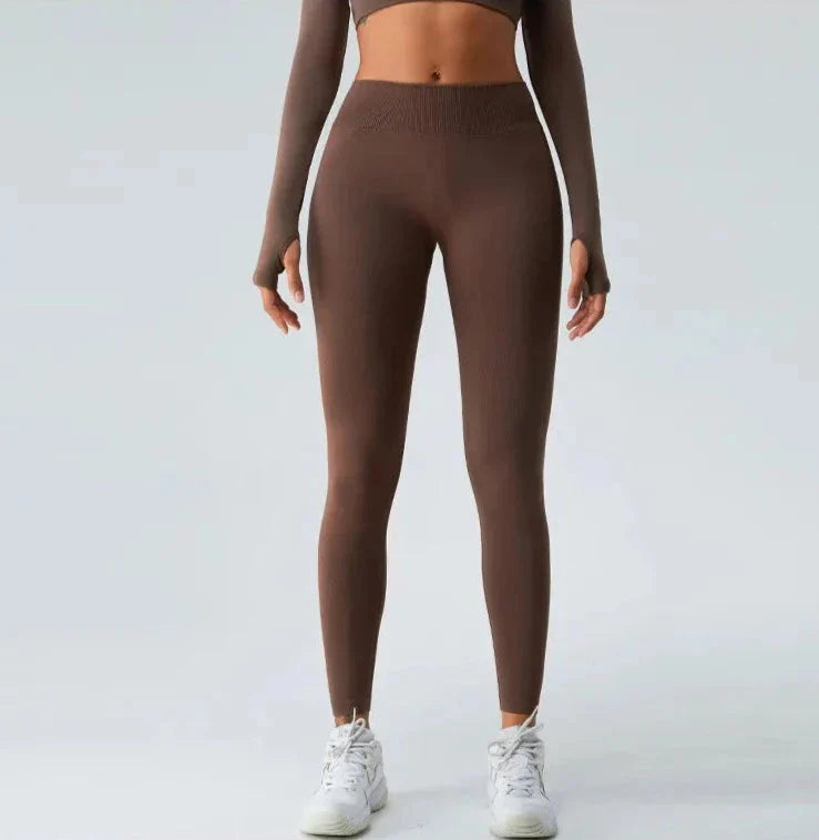 Sculpting V-Waist Seamless Leggings for Ultimate Comfort and Style