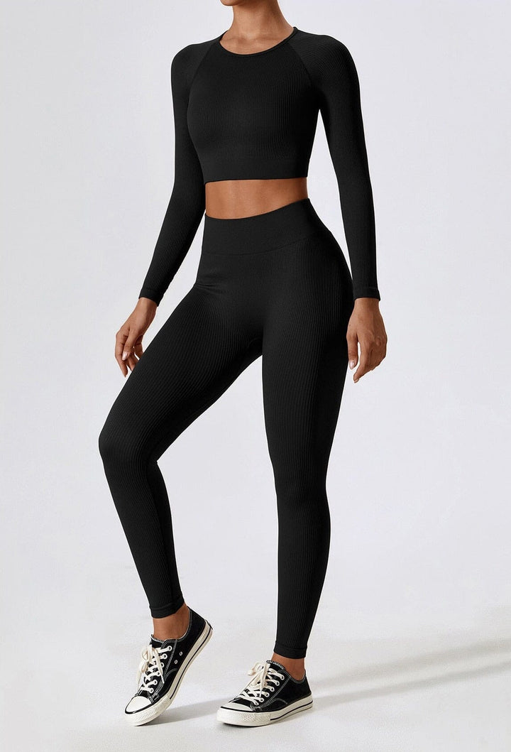 Grove Ultimate Comfort Seamless Set - Stylish Top & Leggings Combo