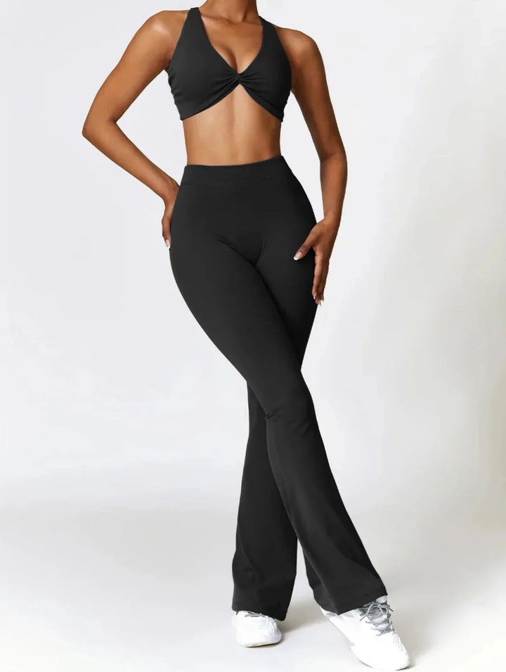 Elevate Your Workout with Our Stylish Redemption Gym Set: Leggings and Top!