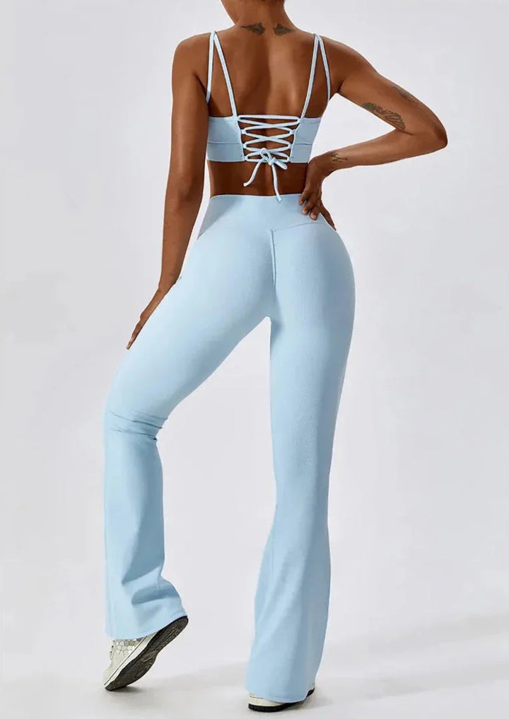 Soulmate Flared Ensemble - Stylish Leggings & Chic Top